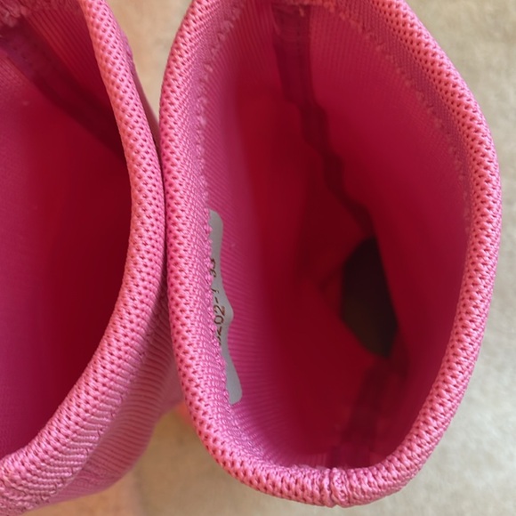 New/WOT/ Pink Knit Retro Platform Tall Boots💖 - Picture 10 of 16